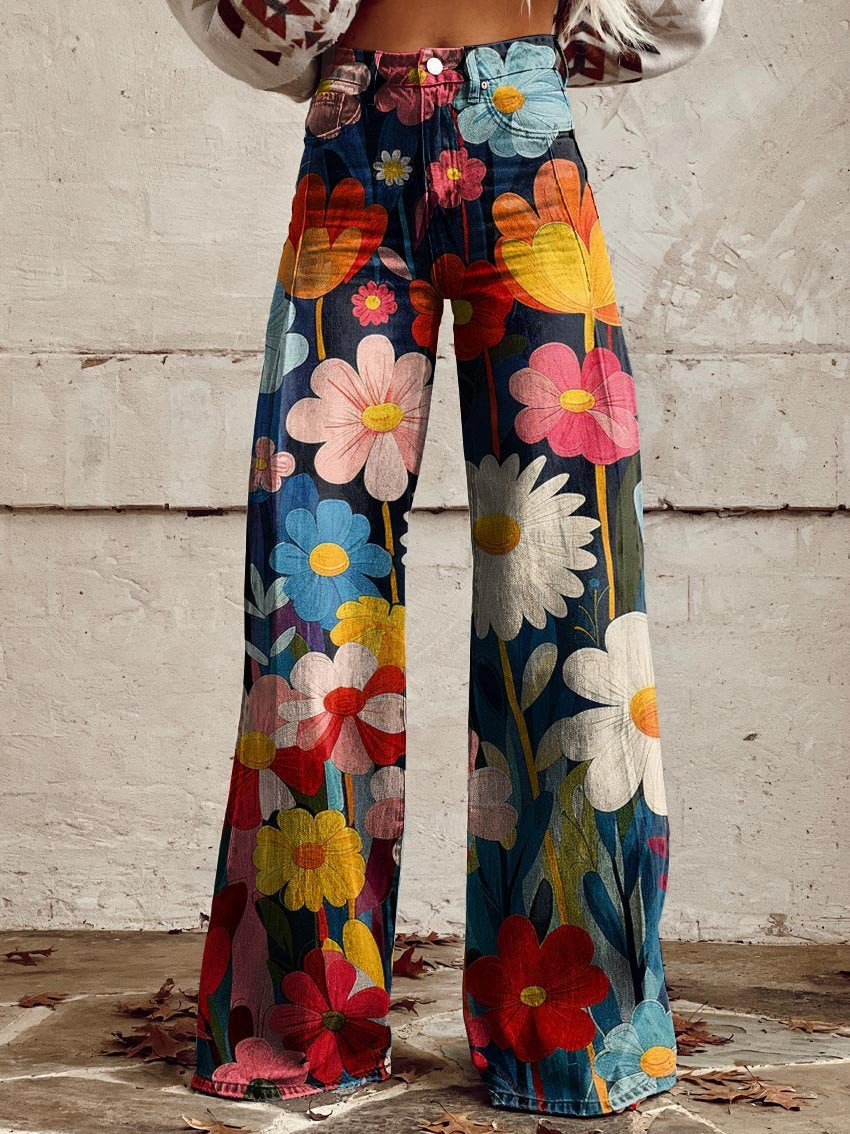 Léna - Fröhliche Blumenhose