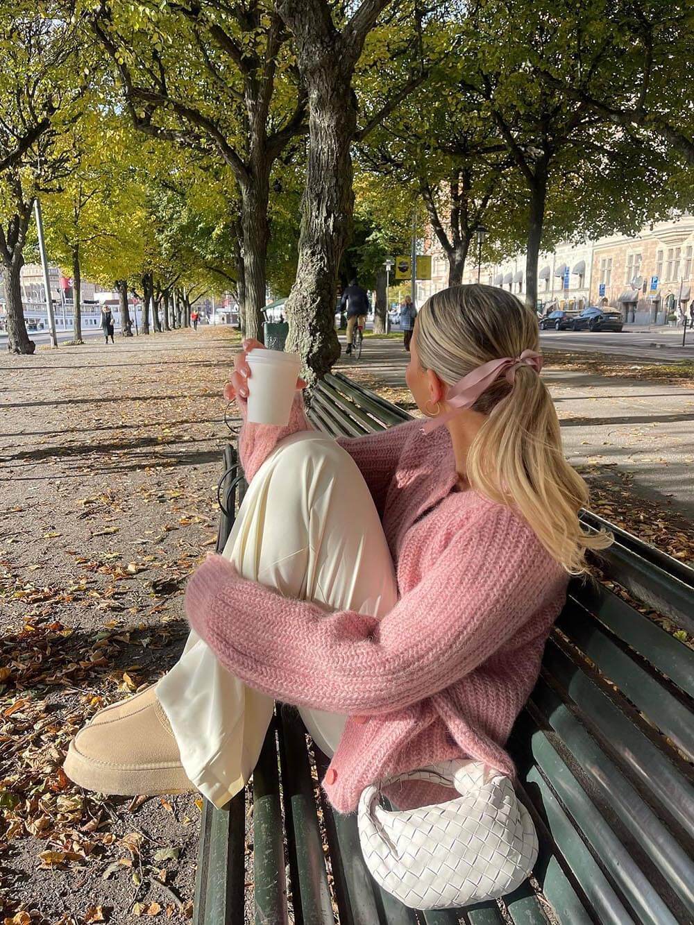 Lässiger Stil Lockere Einfarbige Langarm-Cardigan