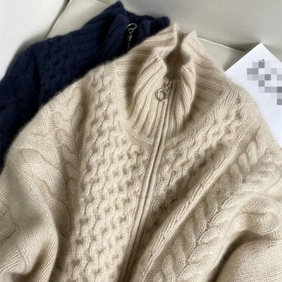 Gemütlich | Kabelstrick-Cardigan