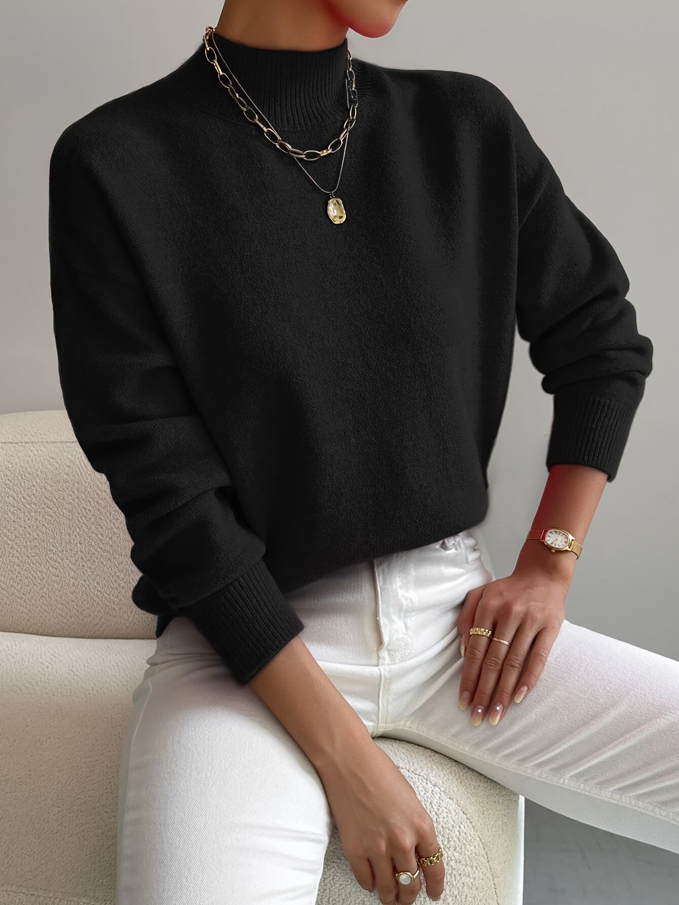 Gisela | Eleganter und Bequemer Rollkragenpullover