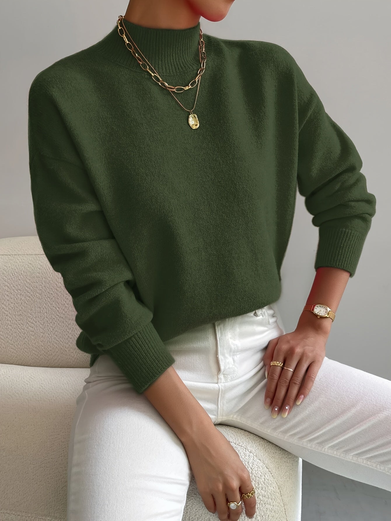 Gisela | Eleganter und Bequemer Rollkragenpullover