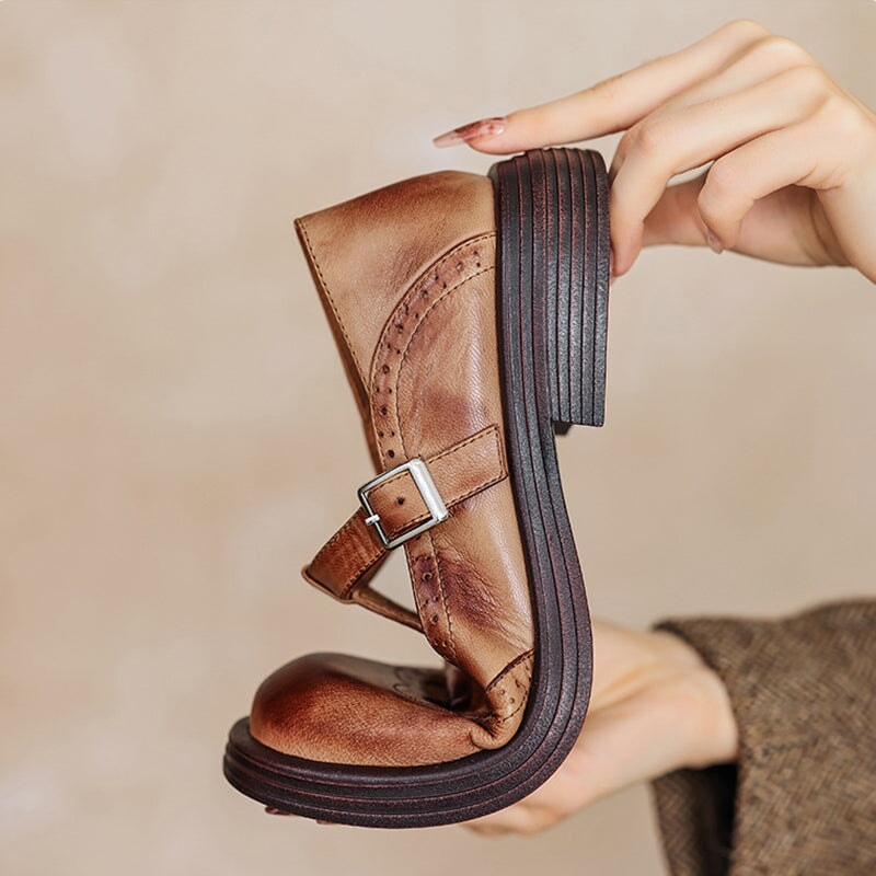 Clara | ELEGANTE MARY JANES AUS LEDER