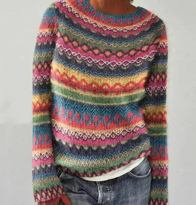 Izzel™ - Gemütlicher Fair Isle Pullover