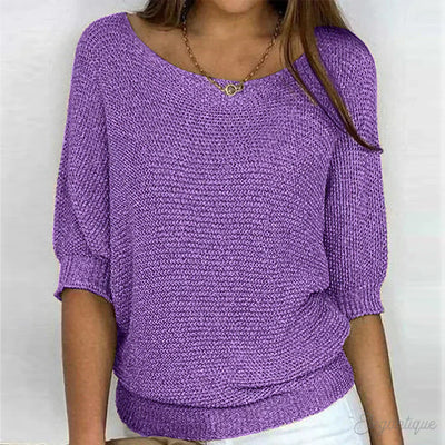 Eunice | Entspanntes Stricktop